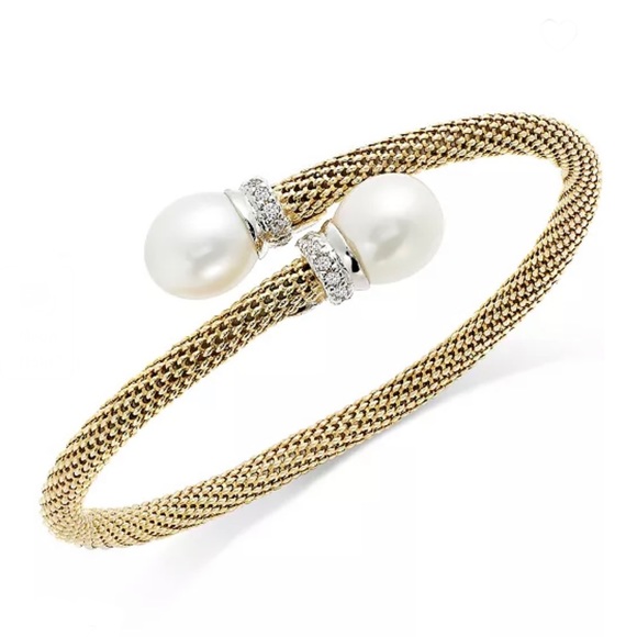 🆕 Pearl/Gold Bracelet - Picture 1 of 9